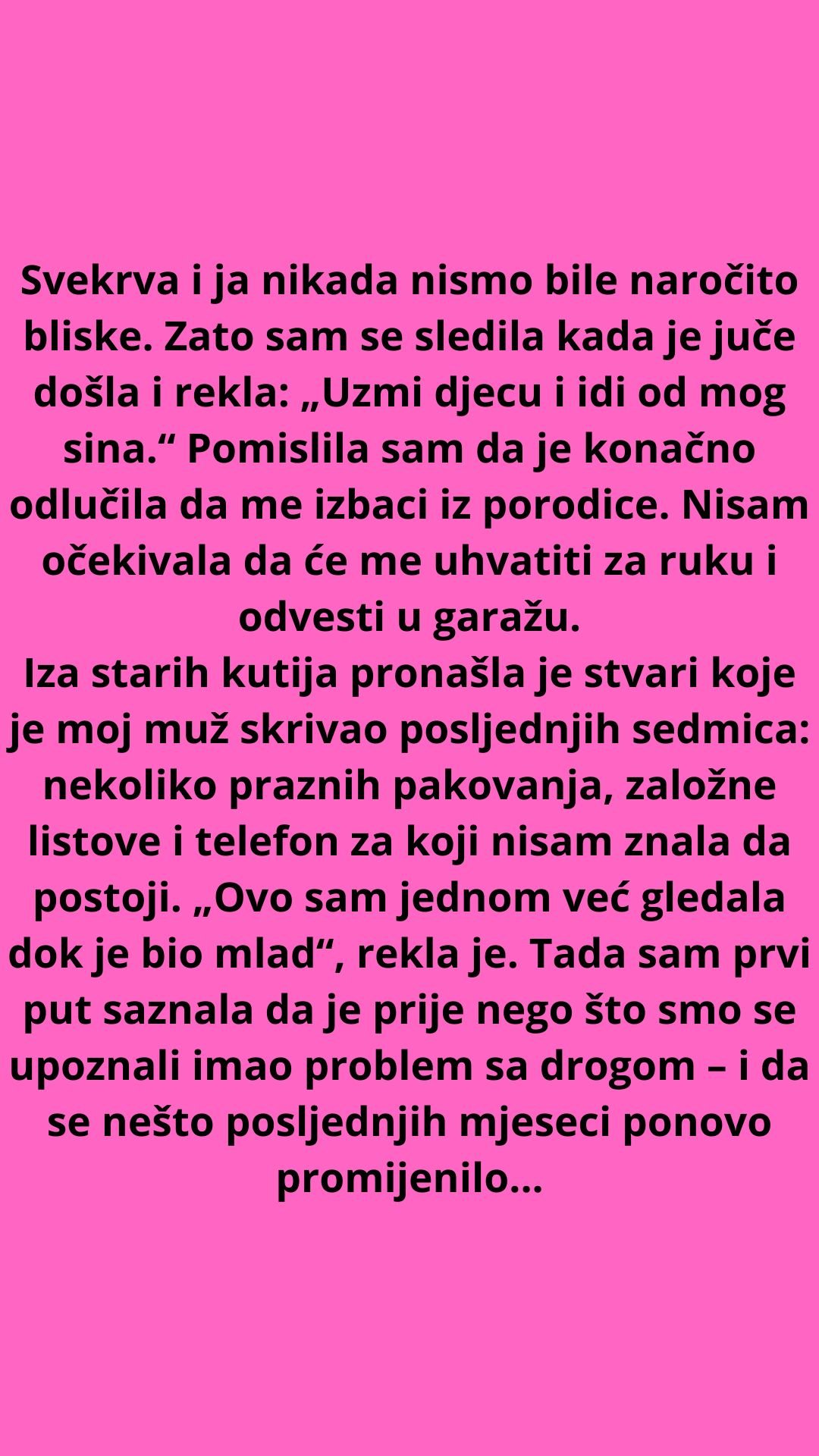 SVEKRVA MI JE REKLA: „UZMI DJECU I IDI OD MOG SINA“ – MISLILA SAM DA ME NIKADA NIJE VOLJELA, A ONDA MI JE POKAZALA ŠTA JE PRONAŠLA U GARAŽI